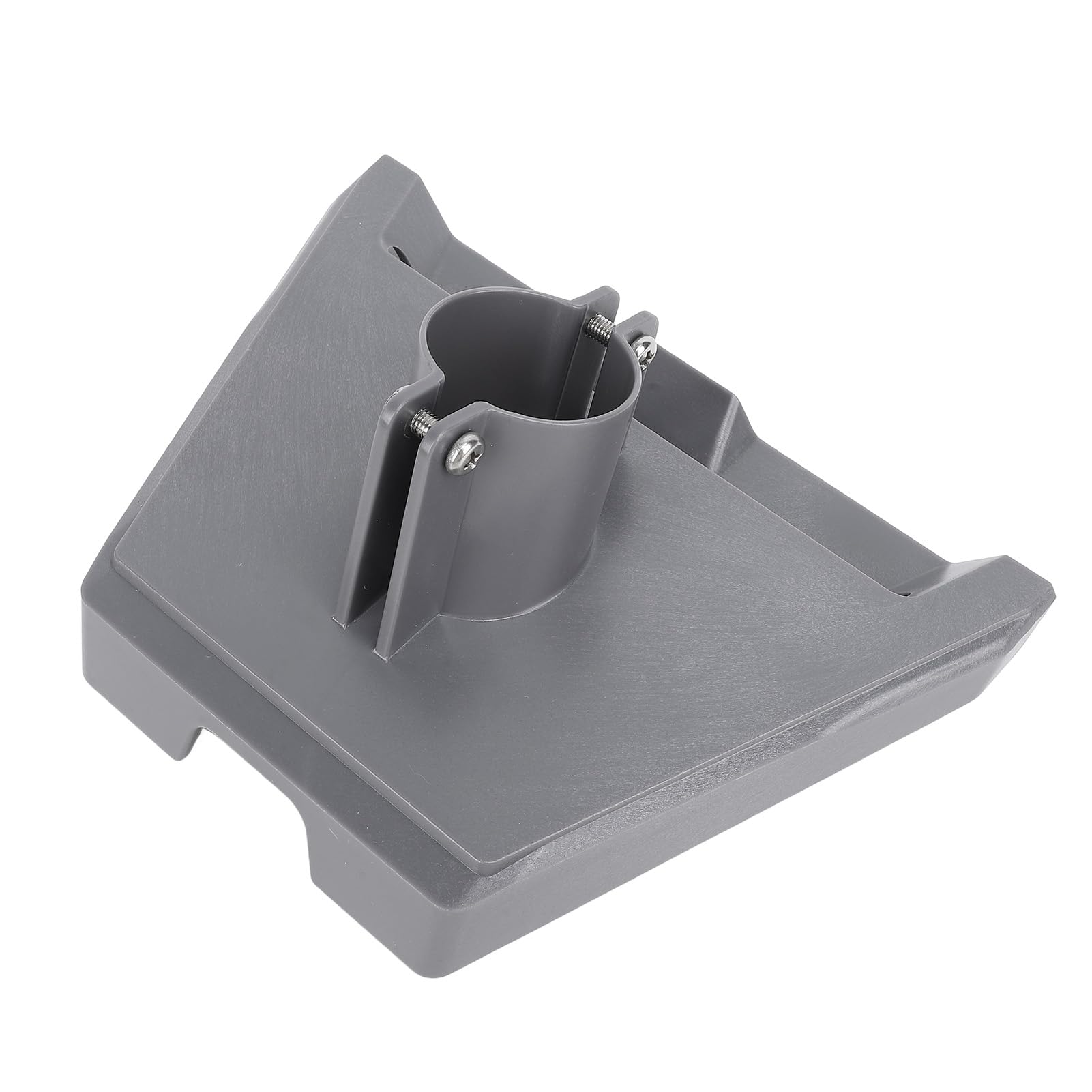 Soporte Gen 3, Adaptador de Poste de Estanqueidad Ajustable, Soporte de Plástico de 39 Mm para Antena Parabólica V3, con Fijación Estable, para Instalación en Exteriores de Yates RV (GREY)