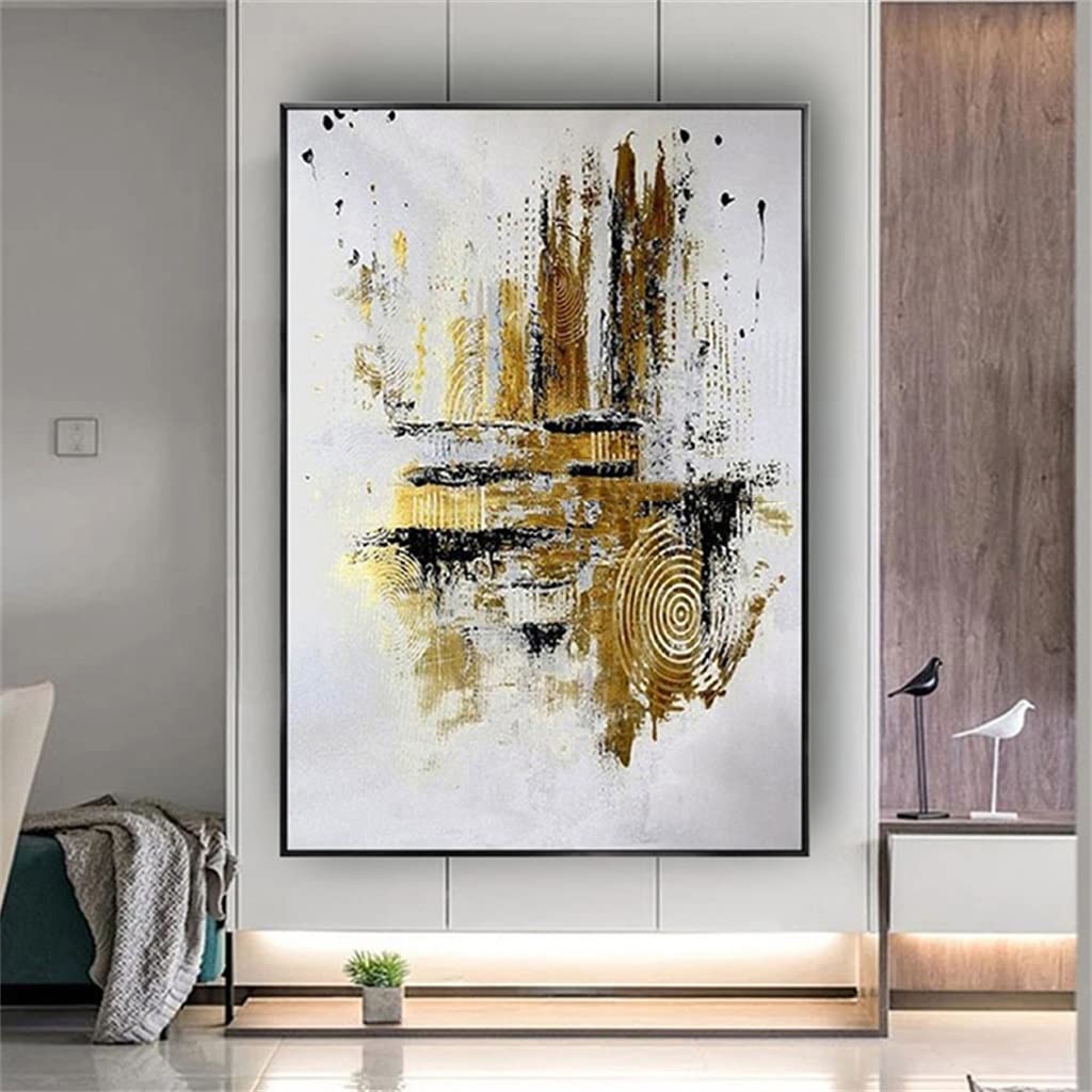 Amazon.co.jp: FZZDP 風景画 抽象絵画 モダン＆グレー キャンバス 100