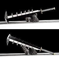 Vista 6 de 2023 La espada Samurai Zabimaru Metal Renji Abarai Cosplay Espada Arma Tamaño Completo Accesorios