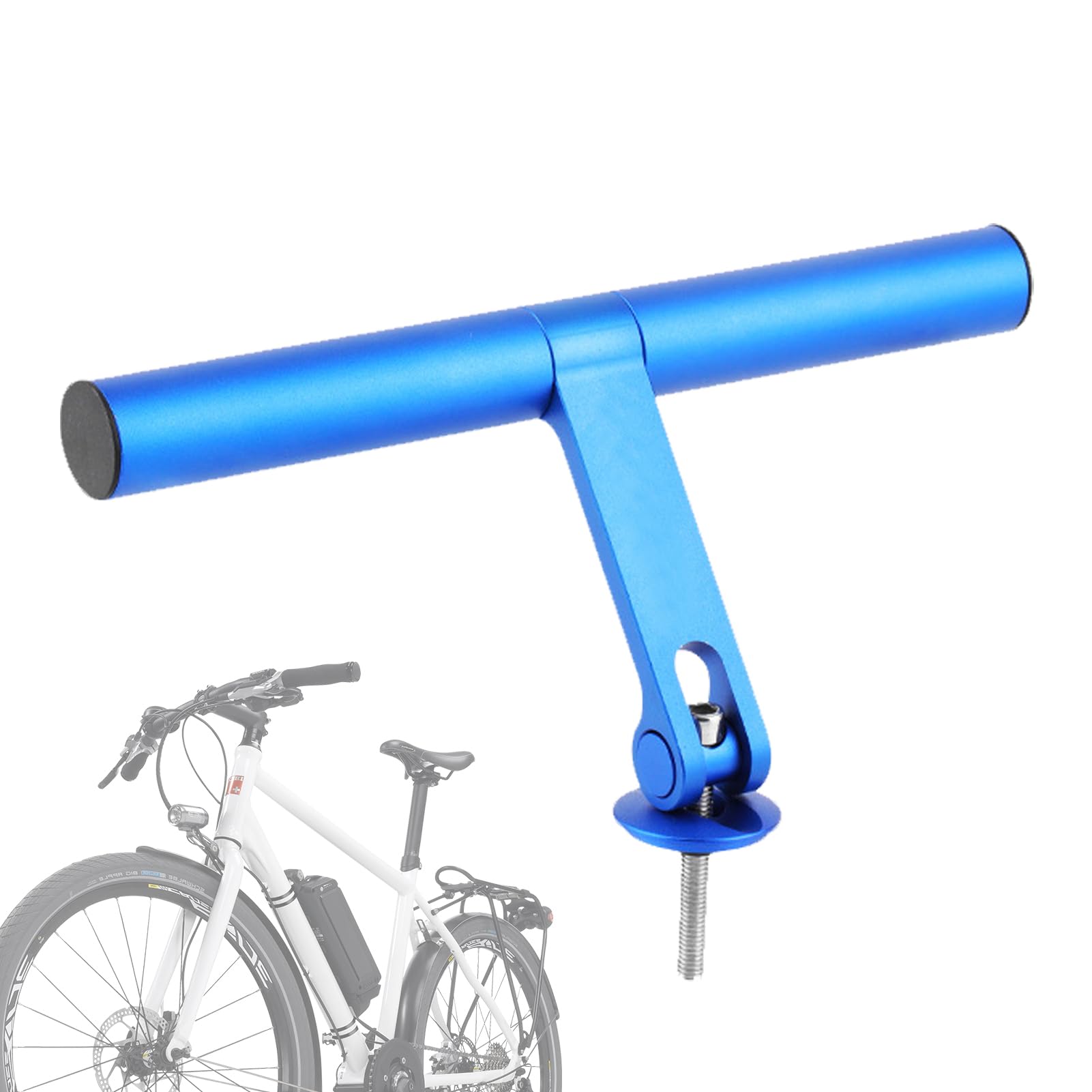 Estensione Manubrio Bici Mesee 10 Cm - Supporto In Alluminio Per Telefono, Luce, GPS | Nero - Foto 9