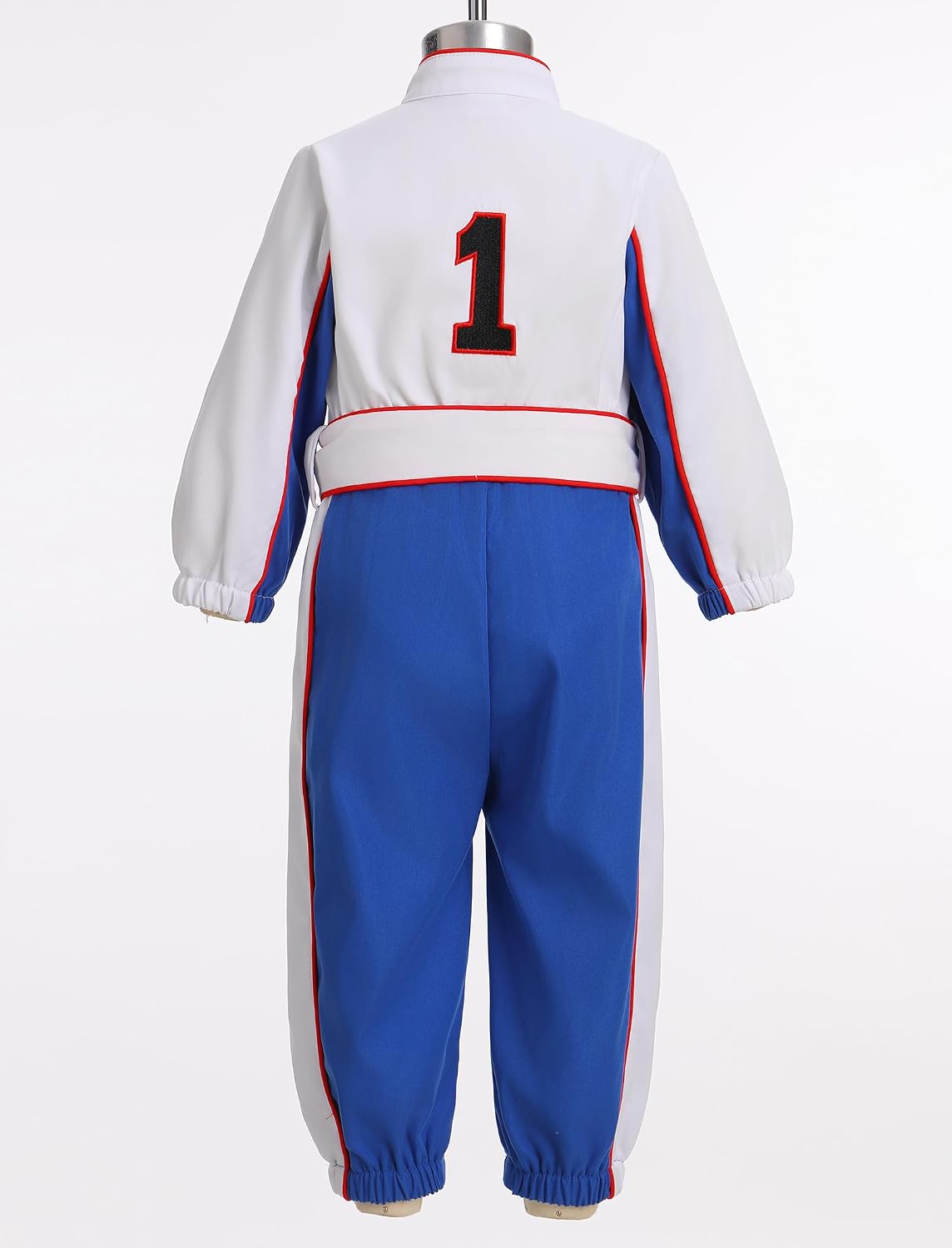 ODOLDI Fast One Birthday Boy Race Car Driver Jumpsuit - 1st & 2nd Birthday Cake Smash Photo Shoot Outfit