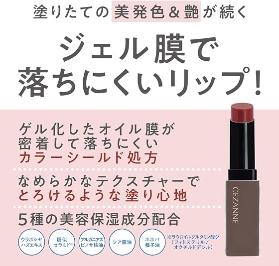 セザンヌ リップカラーシールド 01 フィグブラウンの商品画像