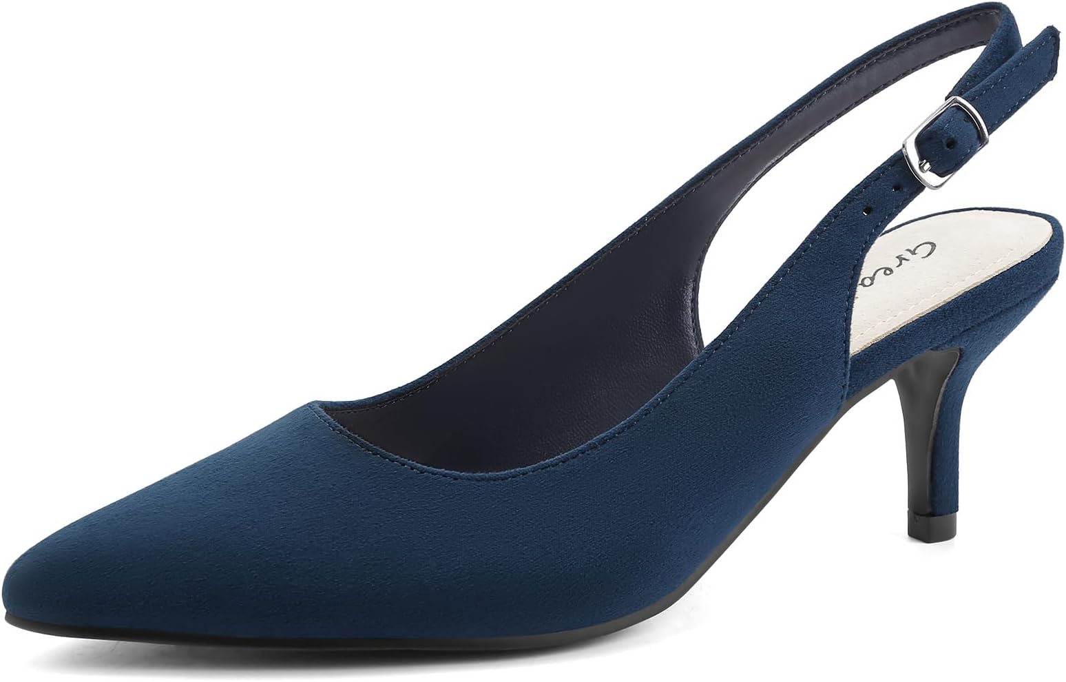 Pointed Toe Sandals Slingback Kitten Heels Pointed Toe Pumps Ladies Shoes Heels Dressy Work Date Wedding Party