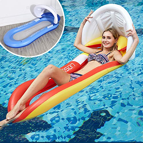 DECDEAL Flutuador inflável da associação do PVC com a jangada de flutuação da rede da espreguiçadeir