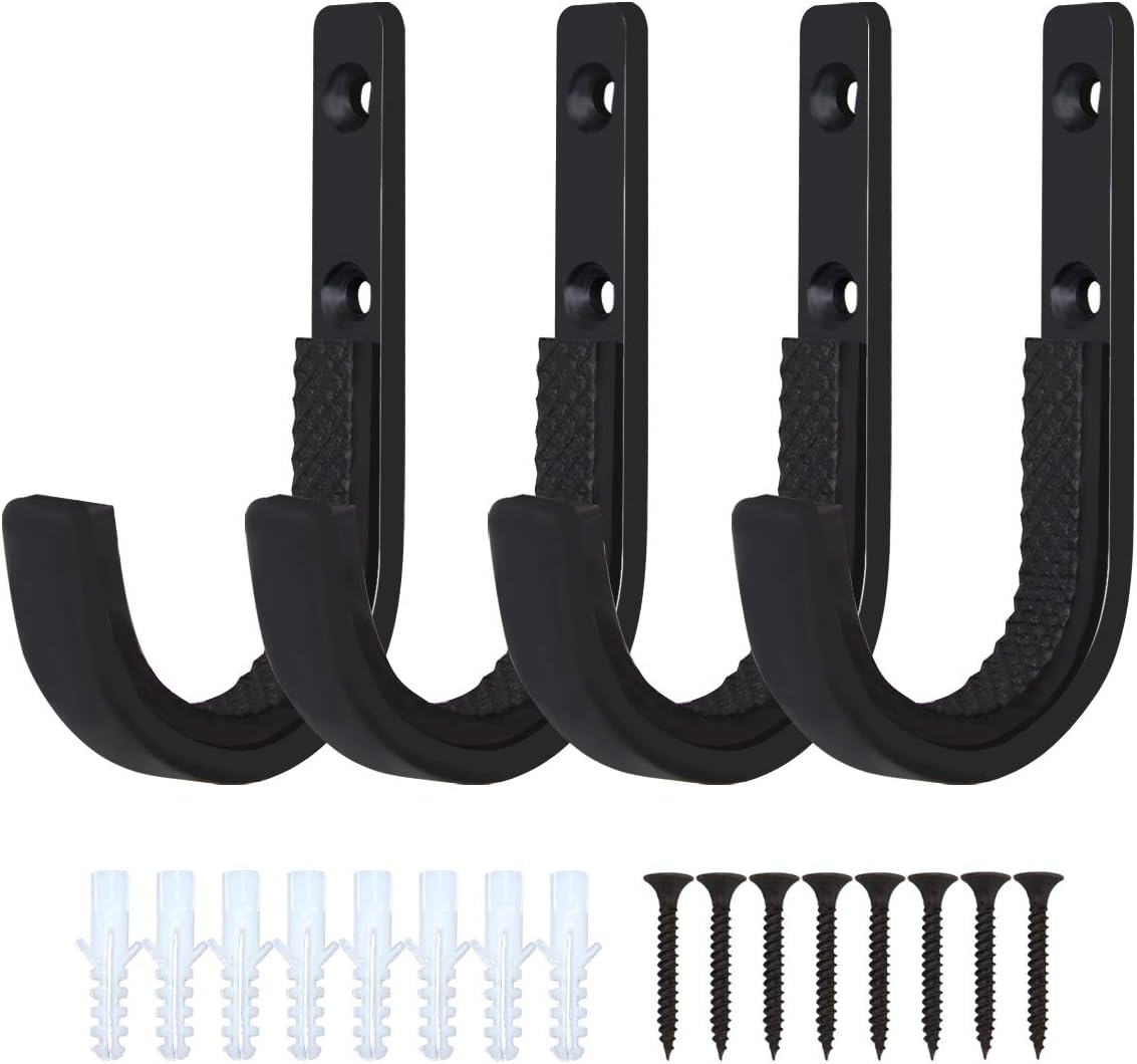 Metal Gun Rack with Shotgun Hooks: Convenient Wall Mount Storage Solution