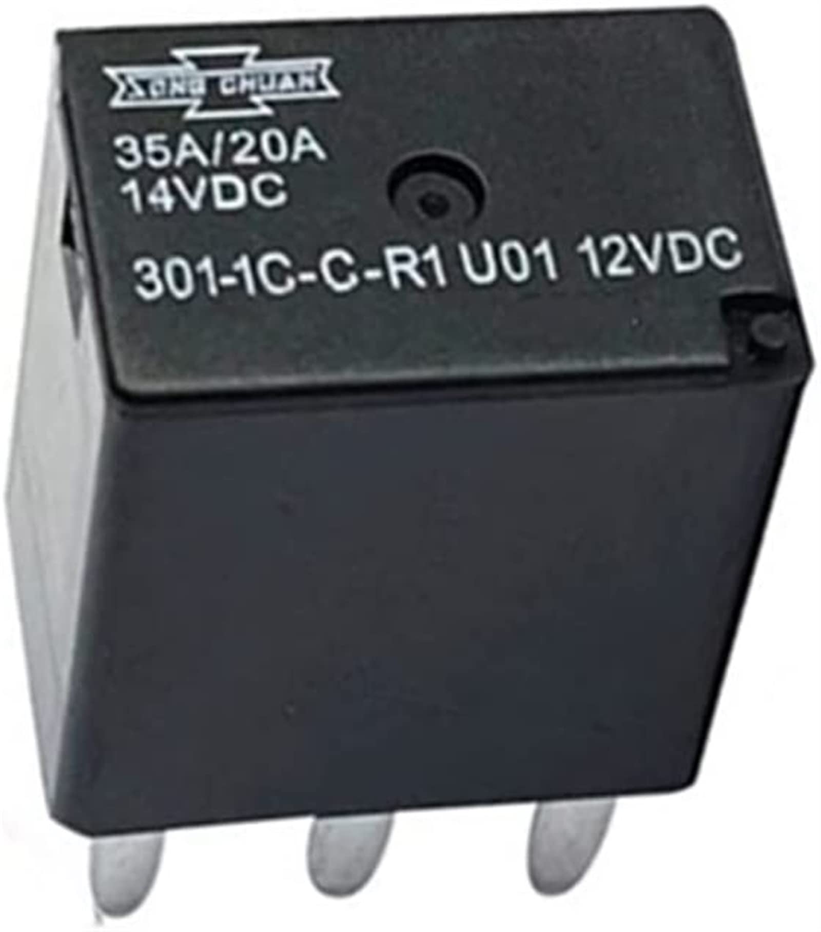 Relé 1PC 12VDC 301-1C-C-R1 U01 Relé automotriz 35A/20A 5 pies 301-1C-S-R1