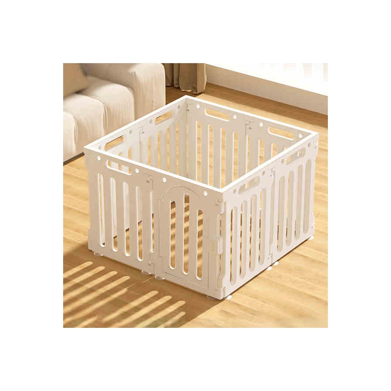 Parc pliable robuste pour chiots et petits animaux, enclos d'exercice portable avec porte