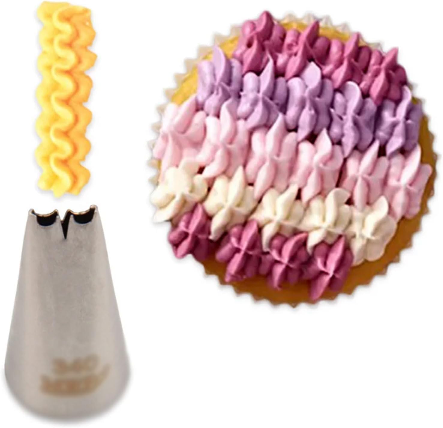Cake Decorating Tips Cake Cream Nozzles Stainless Steel Icing Piping Nozzles for Cupcake Decorating Tool