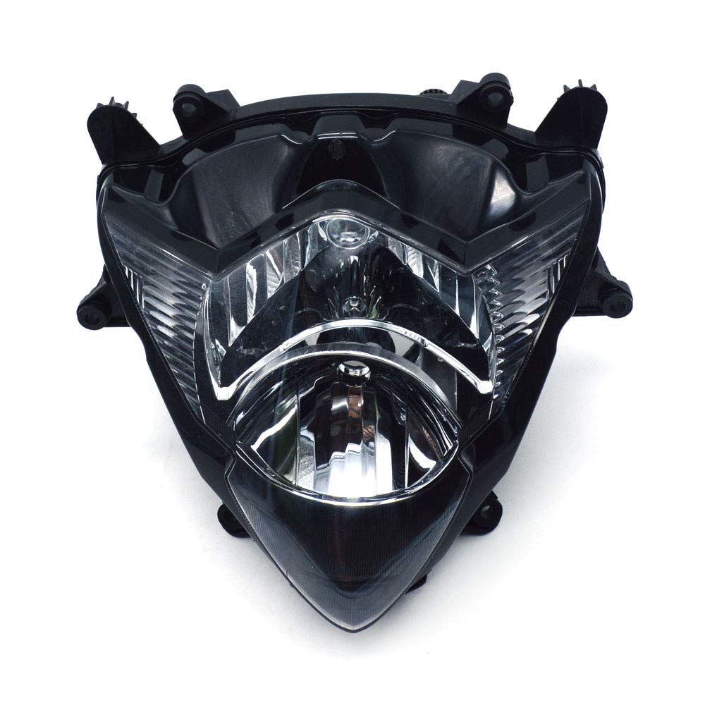 Motorcycle Front Headlight Headlamp Assembly Compatible for Suzuki 2005 2006 GSXR1000 GSXR 1000 05 06, GSX650F 2008-2009 Motorbike Headlamp Front