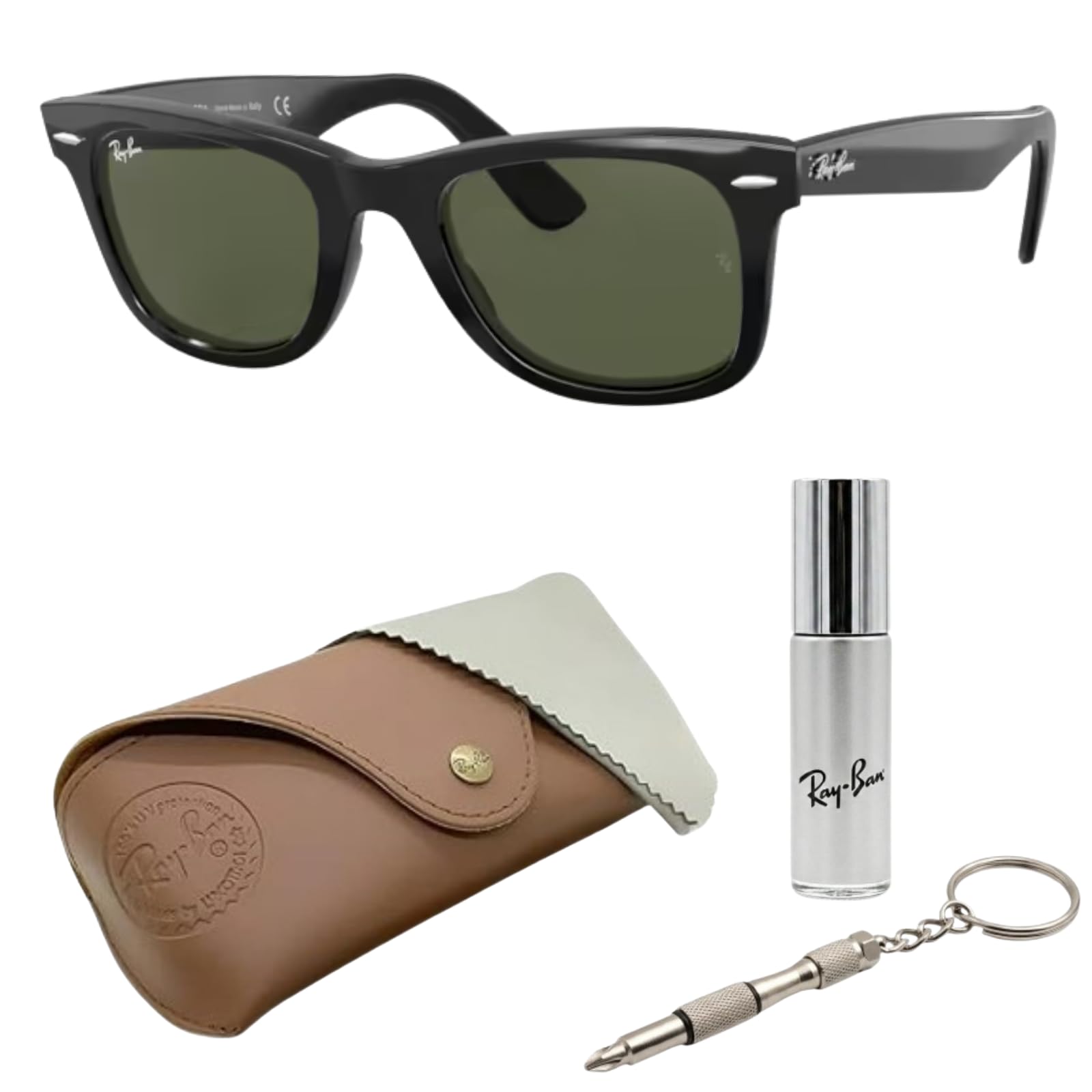 RB2140F ORIGINAL WAYFARER LOW Bridge Sunglasses w/Official Kit