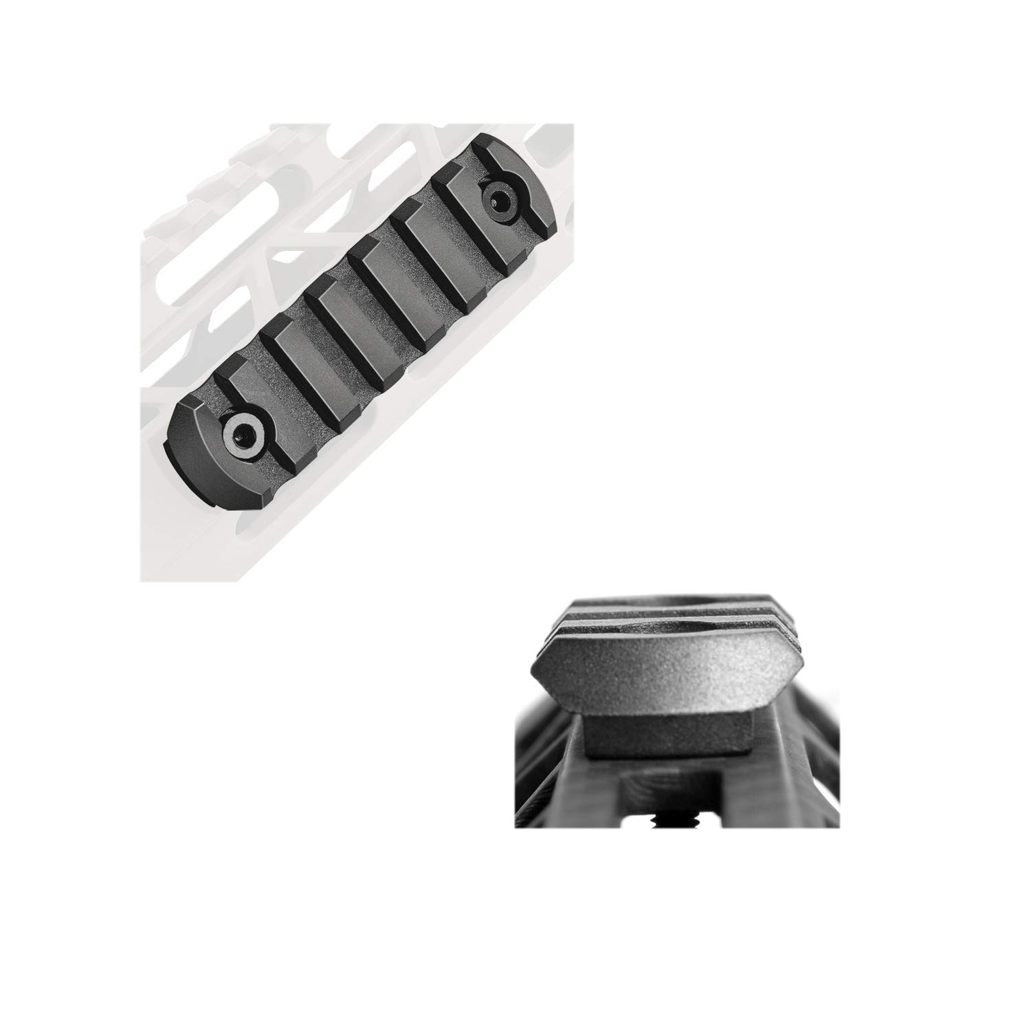 Gun Rail Mlock Rail Rails Picatinny Rail 7 Slots with 1 T-Nuts, 1 Mlock ...