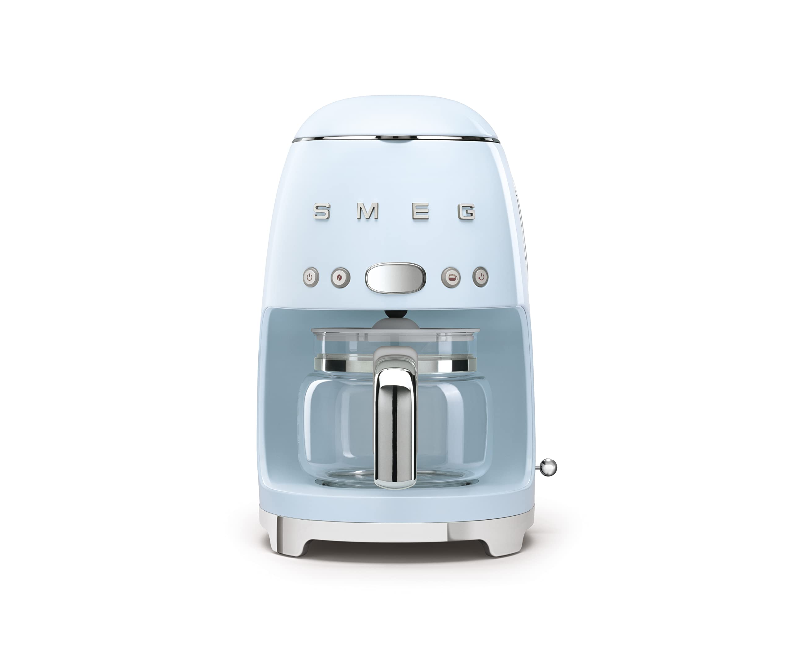 Smeg Retro Drip Coffee Machine and 2-Slice Toaster Bundle… (Blue)