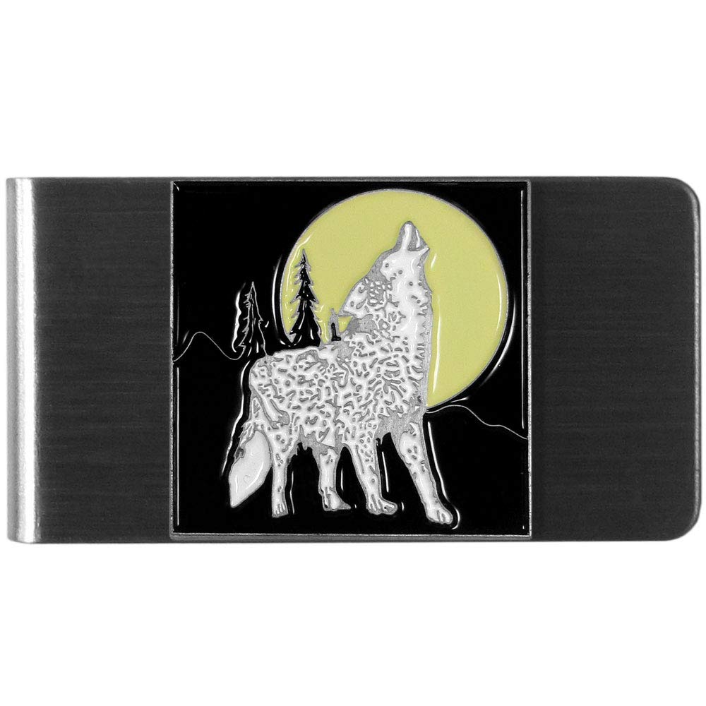 siskiyou Howling Wolf Pewter Emblem Money Clip-picture-4