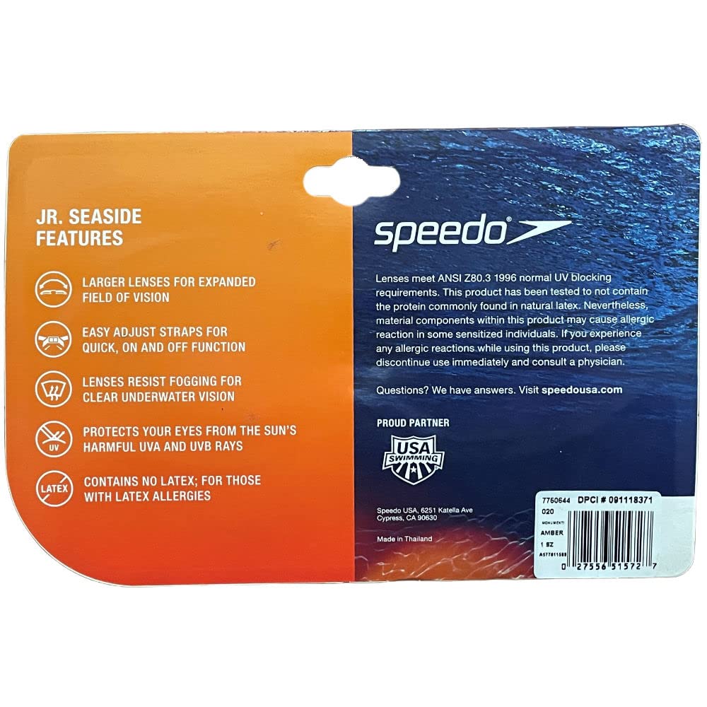 Speedo Lunettes de natation Junior Seaside – Cible