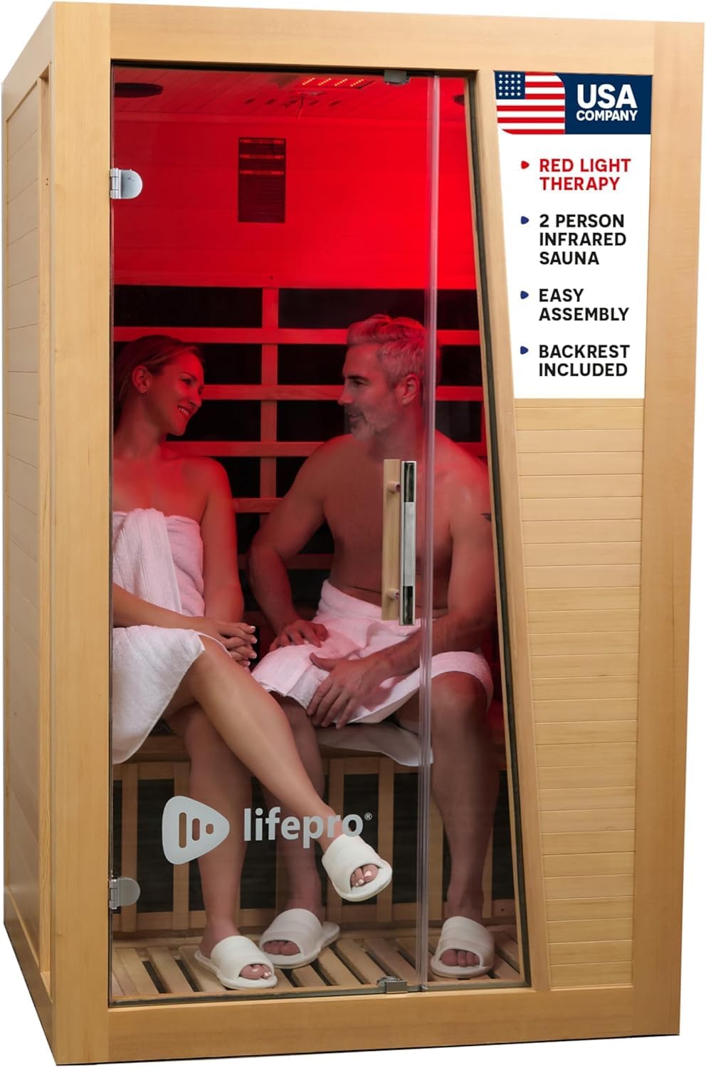 LifePro Rejuvacure 1 or 2 Person Indoor Sauna