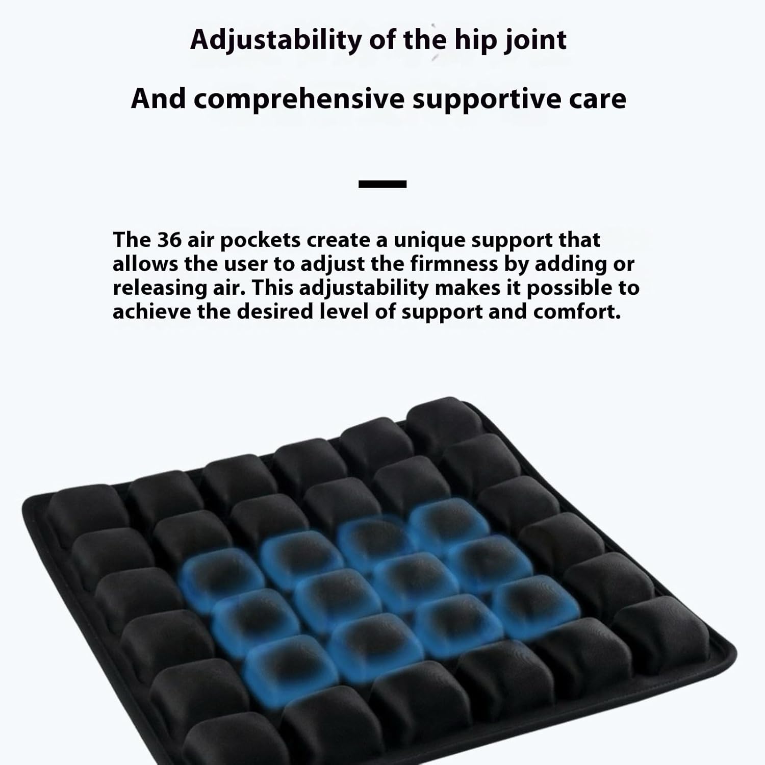 Sondor Travel Seat Cushion-Airplane seat Cushion for Long Flights, Inflatble Cushion for Office,Chairs,Car and Wheelchair.Portable and Ergonomically Designed Cushion. - Image 4