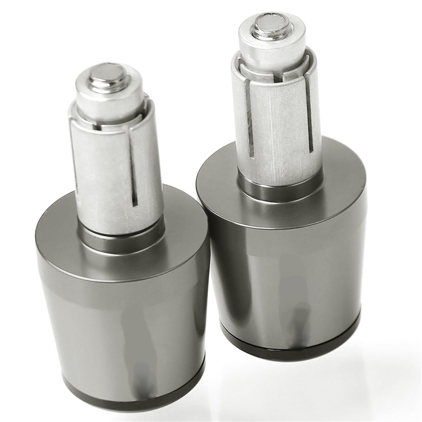 Extremos de Manillar Plata para Rutas en Moto Honda CBR400 NC23 Conducción Cómoda