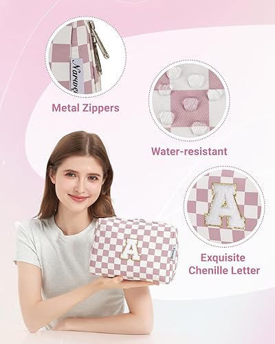 Miniatura 4 de Narwey Regalos de Navidad, bolsa de maquillaje con inicial, relleno de calcetines para adolescentes, niñas, niños, cosas de moda de 10, 11, 12, 13,