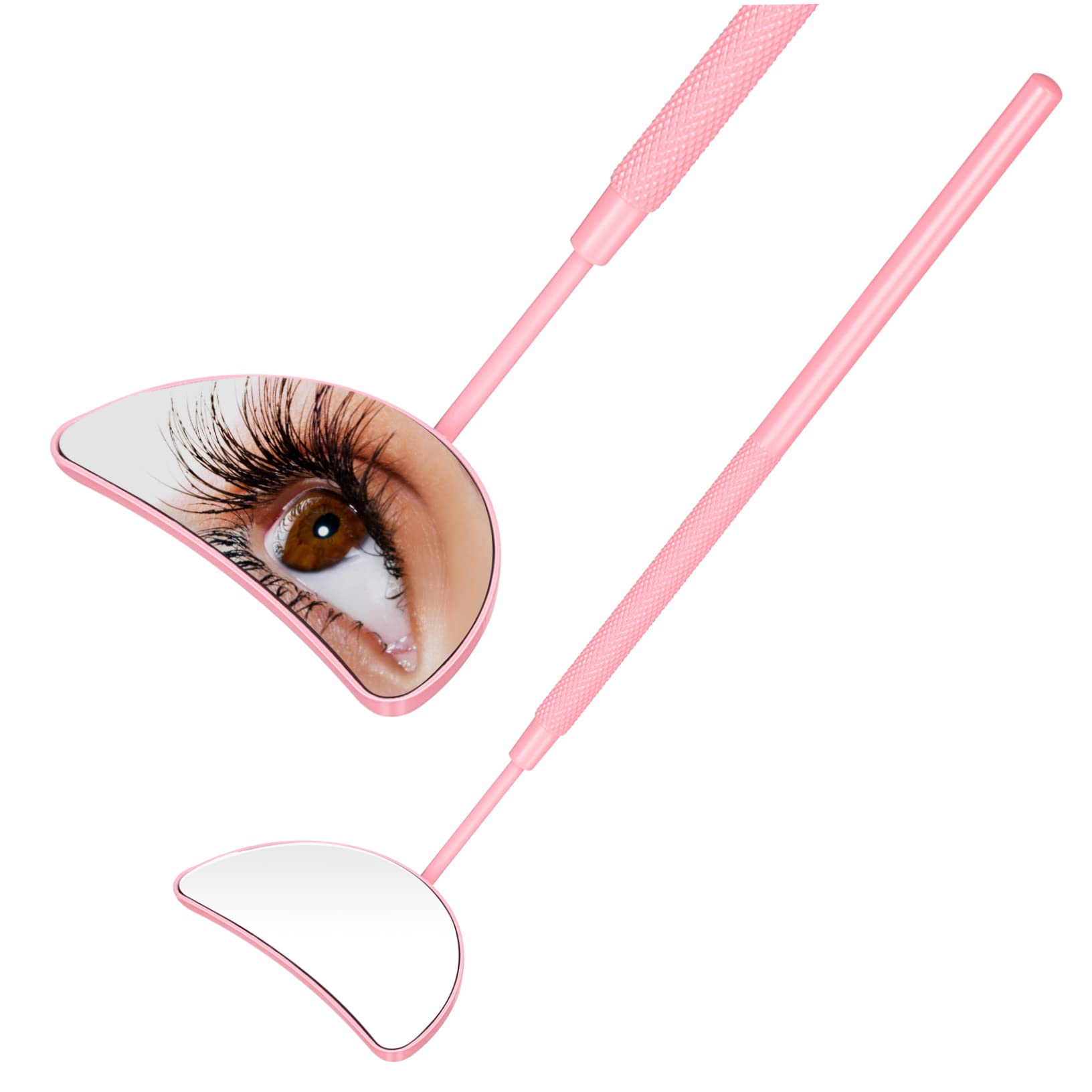 Housoutil2 Pcs Eyelash Mirror Grafting Eyelash Inspection Mirror Lash Tech Supplies Must Haves Lash Supplies Salon Eyelash Extension Mirror Makeup Glass Portable Beauty Products