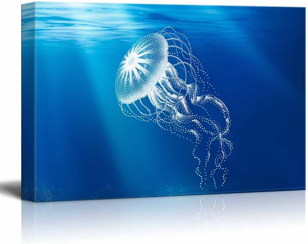 wall26 Under The Sea Canvas Wall Art A Transparent
