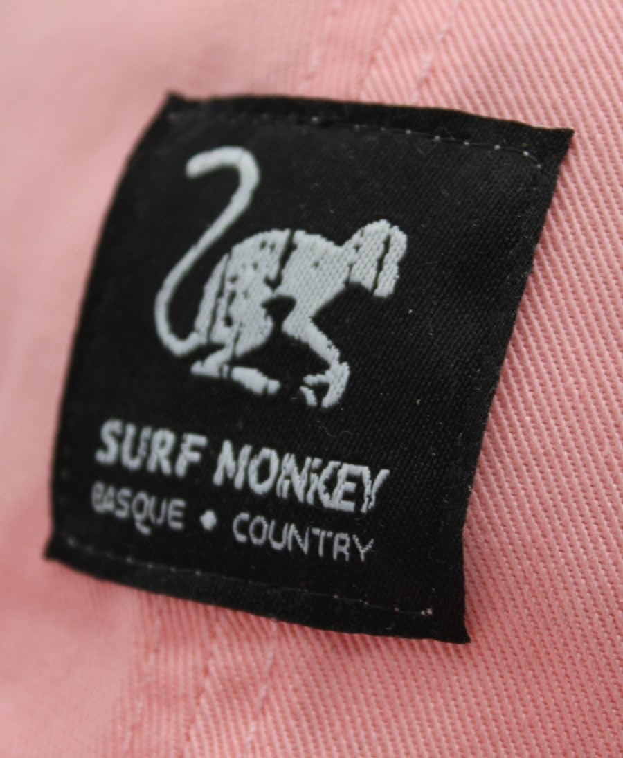 Surf Monkey Casquette de baseball Classic Dad en coton sans structure - Coton biologique