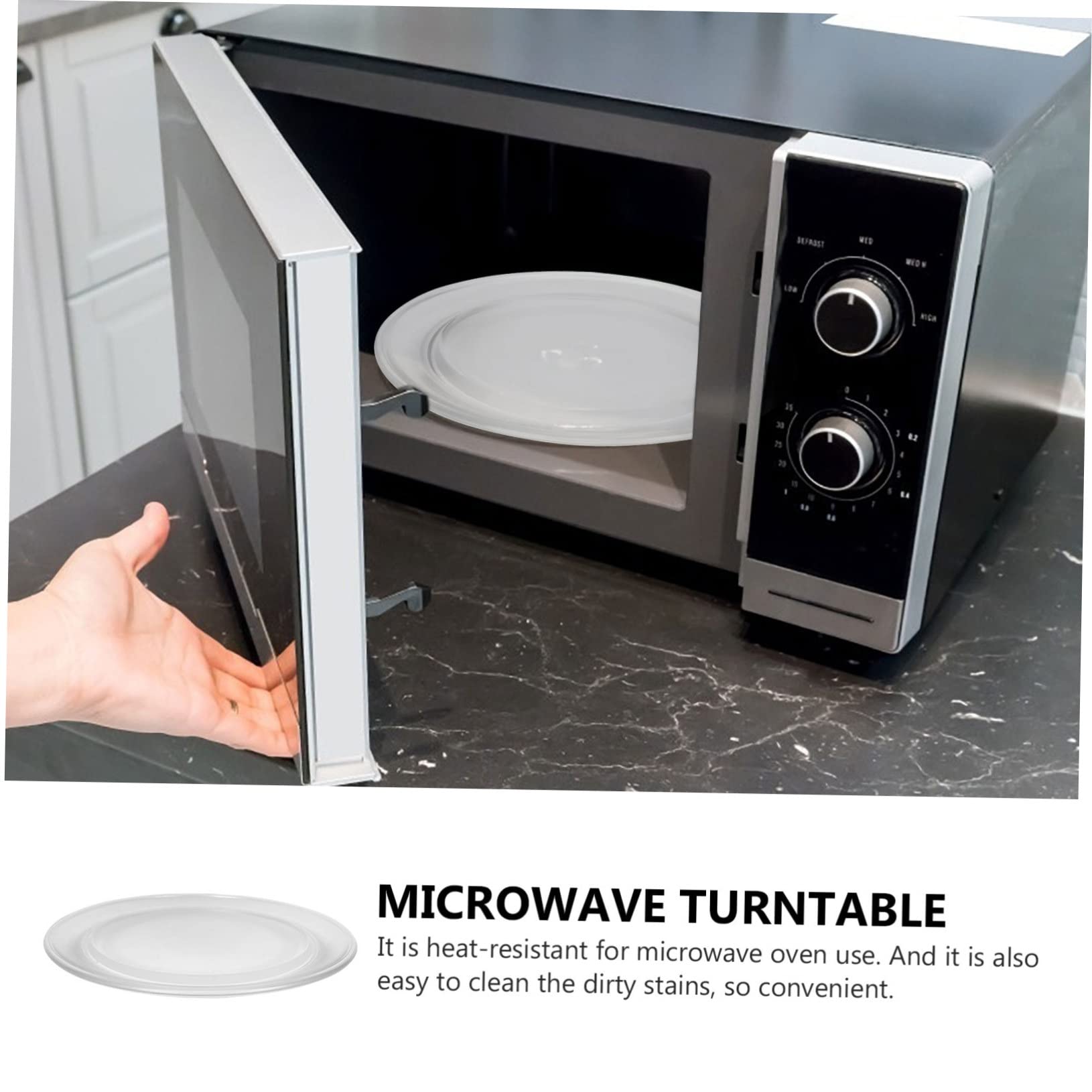 27cm Plateau Tournant en Verre Remplacement, pour Micro-ondes