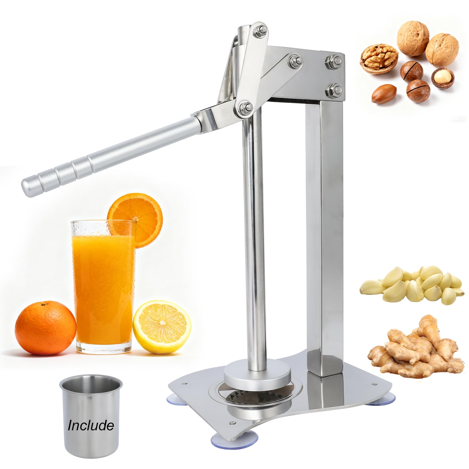 Manueller Schreibtisch-Zitronenzerkleinerer Orangenpresse Zitronenpresse Zitruspresse Obstzerkleinerer Nussmühle (M001)