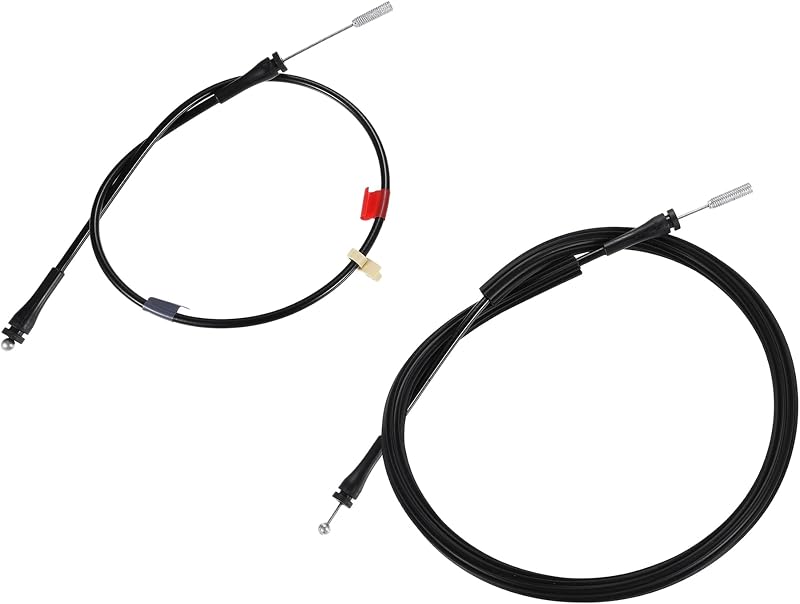 Cabo do trinco da porta traseira Hihaha para Ford F-250 F-350 F-450 F-550 Super Duty Extended Cab 1999–2007 – Conjunto com 2