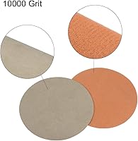 Vista 3 de uxcell Discos de lijado en seco y húmedo de 5 pulgadas, disco de lijado de gancho y bucle de grano 10000, papel de lija de carburo de silicio, 10
