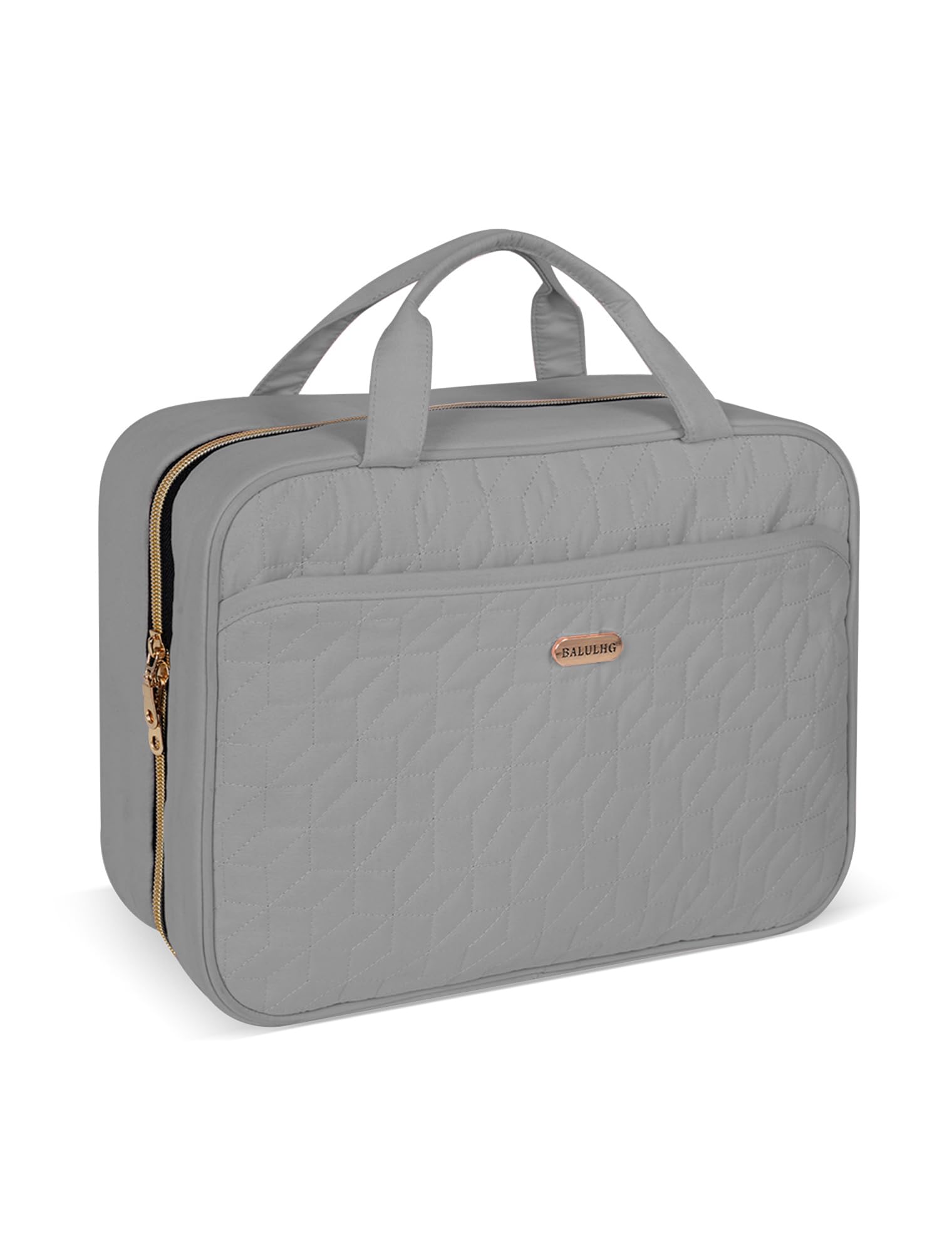 BALHLHG - Neceser de viaje con gancho para colgar, estuche portátil para cosméticos, organizador de viaje de maquillaje impermeable para accesorios, artículos de tocador, artículos esenciales de
