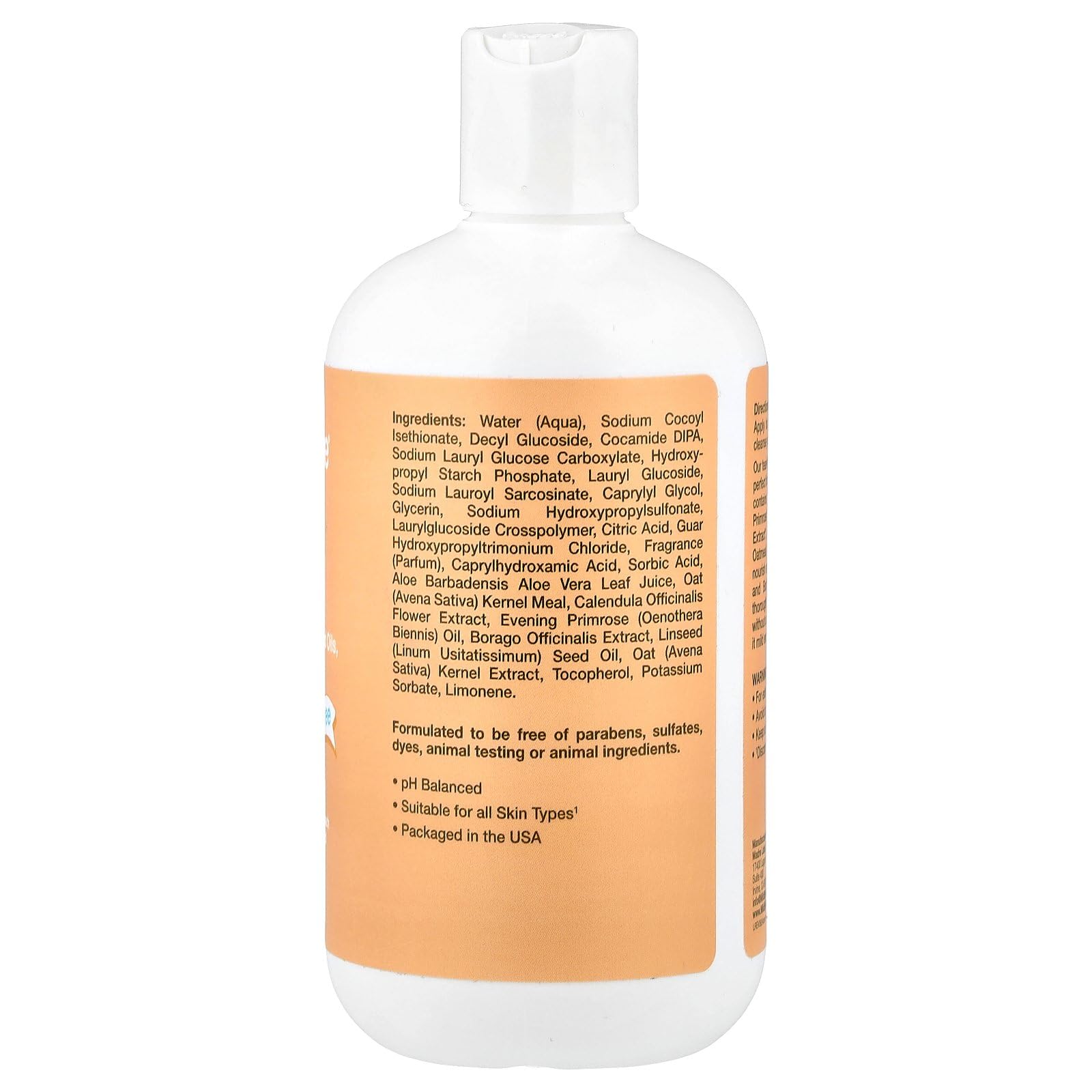 Madre Labs, Słodkie z natury dziecka, bez rozrywania Szampon & Mycie ciała, 12,85 fl oz (380 ml​​)