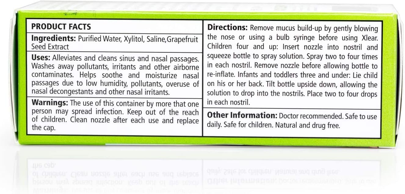 Xlear Kid's Sinus Care Spray - .75 oz, Pack of 3