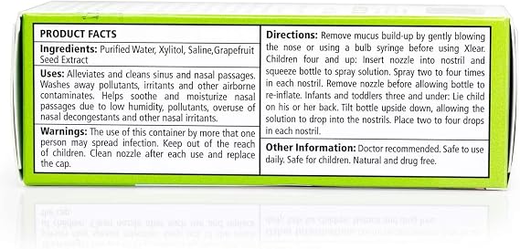 Xlear Kid's Sinus Care Spray - .75 oz, Pack of 3