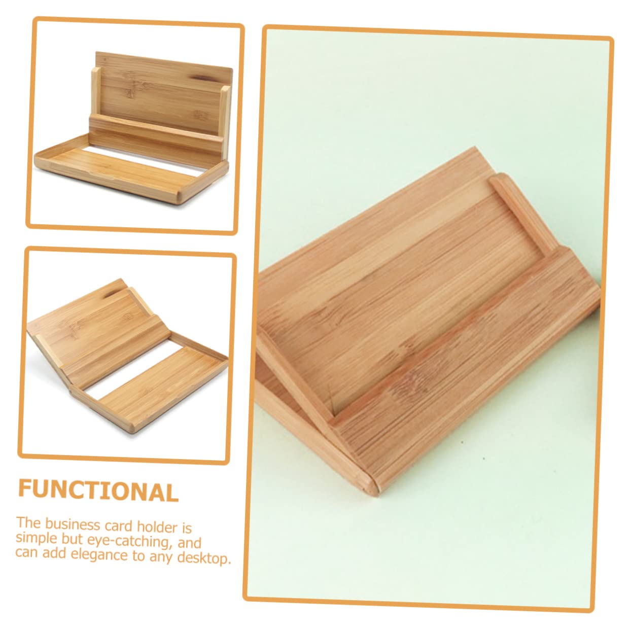 4pezzi Portacarte Scrivania Slim Design Espositore Per Biglietti Visita Resistente Per e Professionali
