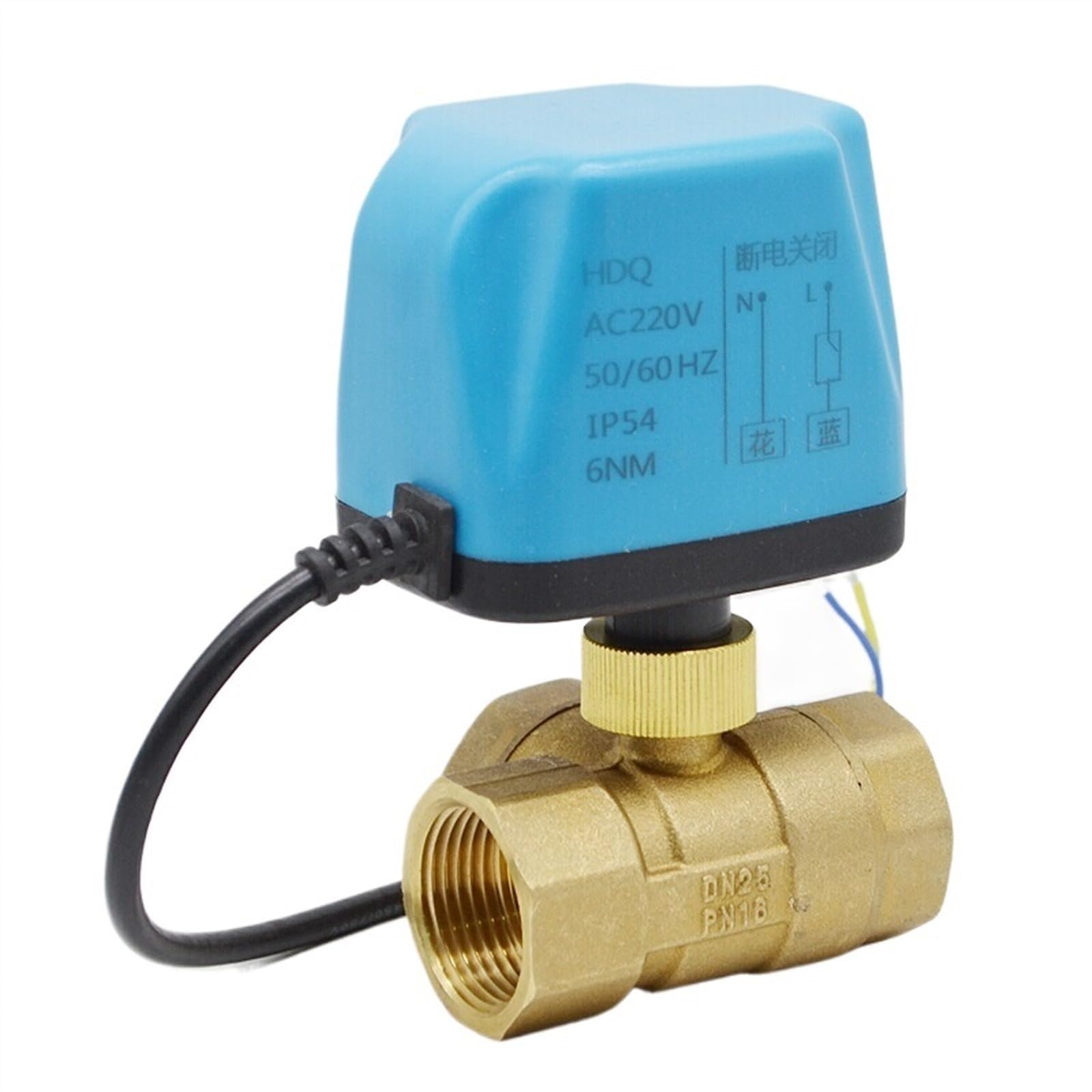 1/5.1 cm 3/10.2 cm 2.5 cm 5.1 cm trójdrożny 220 V 12 V 24 V 2-przewodowy mosiężny elektryczny zawór kulowy normalnie zamknięty zmotoryzowany zawór kulowy (1/5.1 cm, 12VDC_NORMALLY OPEN)