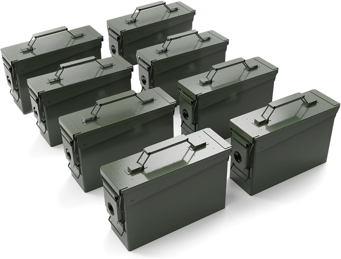 HARDROCK Metal Ammo Can – Durable Ammo Storage Box