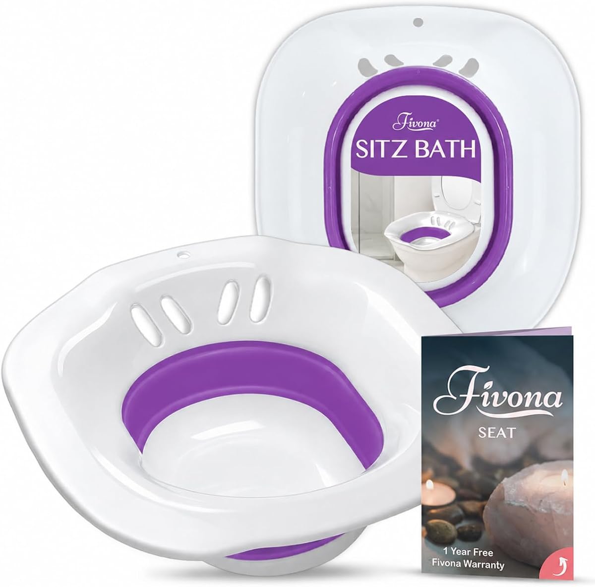 Fivona Sitz Bath for Toilet Seat
