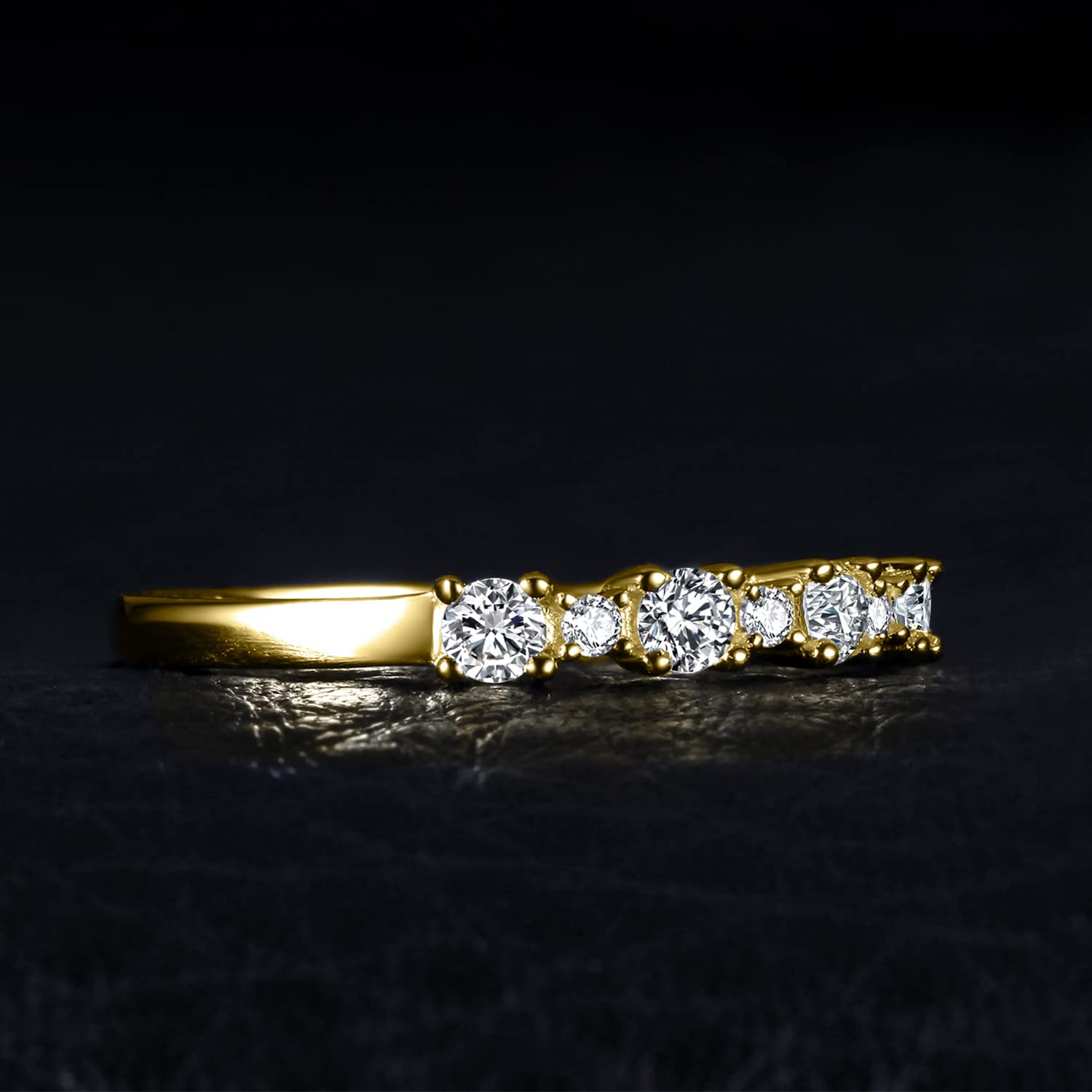 JewelryPalace Pierścionek zaręczynowy Srebro 925 damski pierścionek z cyrkonią sześcienną Obrączki ślubne Obrączka Zestaw pierścionków Biżuteria damska Różowe złoto Złoto