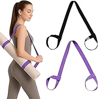 Vista 29 de Slim Panda Correas de esterilla de yoga para llevar, correa ajustable para alfombrilla de yoga que se adapta a todas las alfombrillas