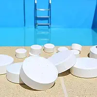 10 un 2 kg Cloro em Pastilha para Piscina Limpeza e Manutenção usado em Clorador Flutuante