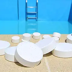 10 un 2 kg Cloro em Pastilha para Piscina Limpeza e Manutenção usado em Clorador Flutuante