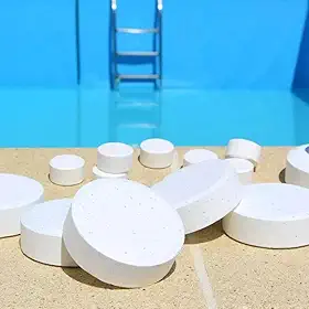 10 un 2 kg Cloro em Pastilha para Piscina Limpeza e Manutenção usado em Clorador Flutuante