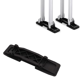 Stilts Sole, 4pcs Drywall Stilts Pads Stilts Drywall Sole Foot Pads Replacement Kit Construction Tripod Mat for Indoor Painter Taping Construction Decorating