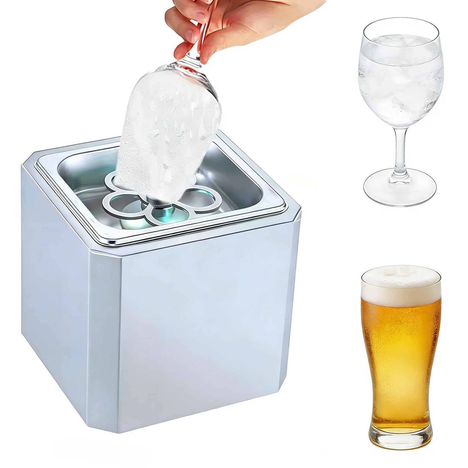 YBCWSECYY 1.4 cu ft Wine Cooler Stainless Steel