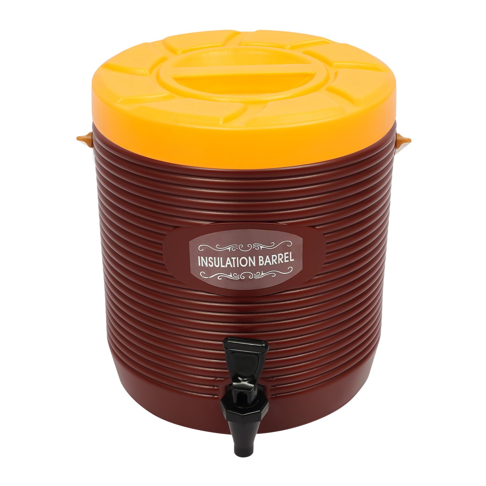 OUKANING Distributore termico per bevande da 13 l, con rubinetto, grande thermos con beccuccio per caffè, acqua, succo, contenitore isolante in acciaio inox, mantiene il caldo/freddo per 24 ore