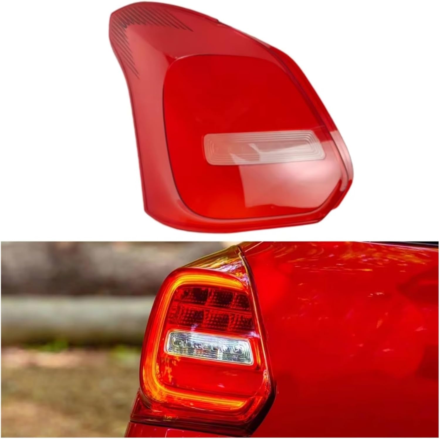 Tail Lamp cover For Suzuki For Swift Sport 2017 2018 2019 2020 2021 2022 Car Brake Lights Turn Signals Shell Replacement (A Pair)
