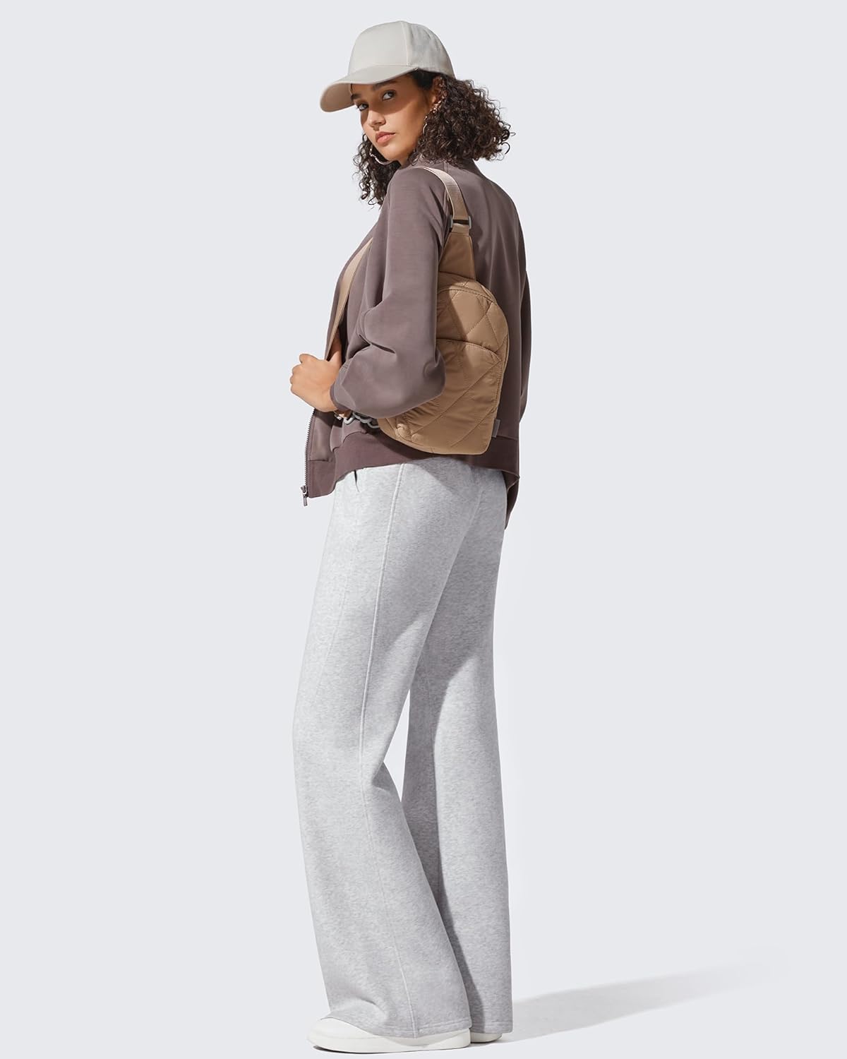 G4Free Flurrylux Fleece Lined Pants Women Cotton Loose Flare Sweatpants with Pockets Winter Casual - Image 7