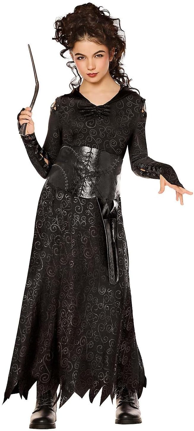 Spirit Halloween Harry Potter Kids Bellatrix Lestrange Costume, Officially Licensed, Wizarding World Outfit for Kids