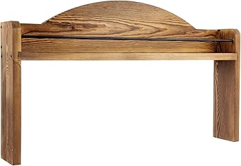 Amazon.com: MyGift 33 Inch Deluxe Rustic Burnt Solid Wood and