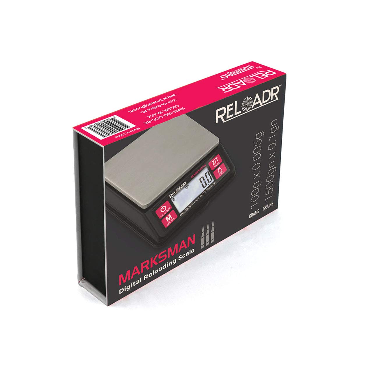 🔥 Truweigh Marksman Digital Reloading Scale - (100g x 0.005g - Black) - Digital Milligram Scale - Powder Scale for Reloading - Ammo Scale - Reloading Equipment Scale - Grain Scale - Precision Scale Hоt Dеаlѕ Truweigh Marksman Digital Reloading Scale - (100g x 0.005g - Black) - Digital Milligram Scale - Powder Scale for Reloading - Ammo Scale - Reloading Equipment Scale - Grain Scale - Precision Scale